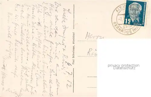 AK / Ansichtskarte Alexisbad_Harz Erholungsheim Geschwister Scholl der SV Sachsen Anhalt Alexisbad_Harz