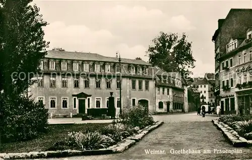 AK / Ansichtskarte Weimar__Thueringen Goethehaus am Frauenplan 