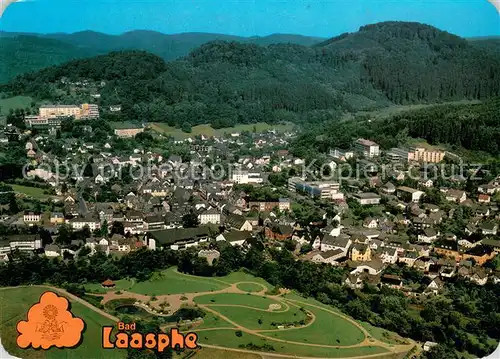 AK / Ansichtskarte Bad_Laasphe Fliegeraufnahme Wittgensteiner BErg  u. Waldland Bad_Laasphe