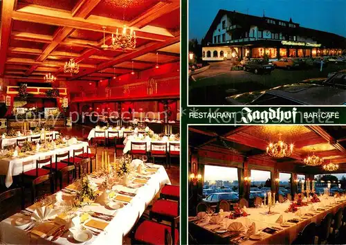 AK / Ansichtskarte Bad_Woerishofen Restaurant Jagdhof Innen  u. Aussenansichten Bad_Woerishofen