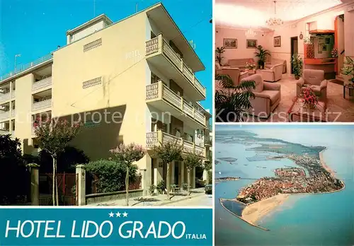AK / Ansichtskarte Grado_Gorizia Fliegeraufnahme Hotel Lido Grado Grado Gorizia