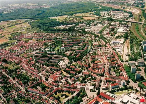 AK / Ansichtskarte Durlach Fliegeraufnahme Durlach