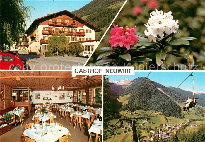 AK / Ansichtskarte Steinhaus_Ahrntal Gasthof Neuwirt m. Sessellift