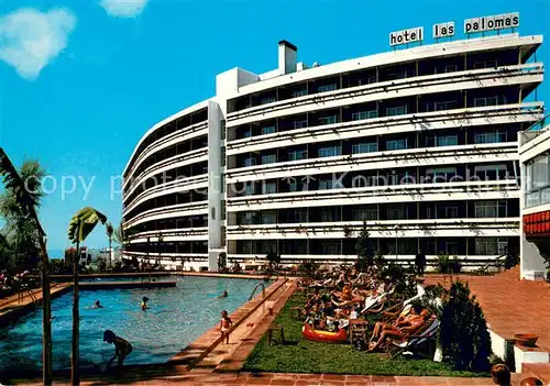 AK / Ansichtskarte Torremolinos_ES Hotel Las Palomas Pool 
