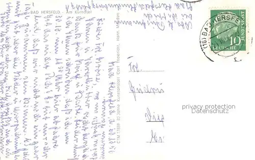 AK / Ansichtskarte Bad_Hersfeld Kurhotel Bad_Hersfeld