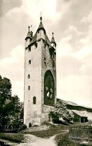 AK / Ansichtskarte Kaufbeuren Fuenfknopfturm mit Kriegswahrzeichen Kaufbeuren