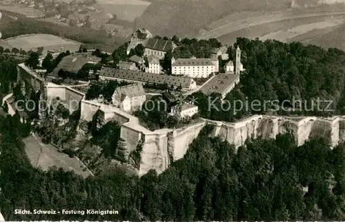 AK / Ansichtskarte Koenigstein_Saechsische_Schweiz Festung Koenigstein_Saechsische