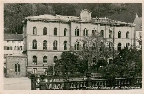 AK / Ansichtskarte Bad_Wildbad Katharinenstift Bad_Wildbad