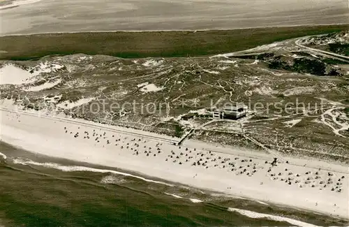 AK / Ansichtskarte List_Sylt Weststrand mit Strandhalle Nordseebad List_Sylt