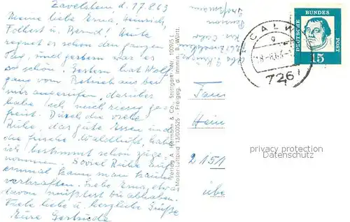 AK / Ansichtskarte Bad_Teinach Zavelstein im Schwarzwald Bad_Teinach Zavelstein