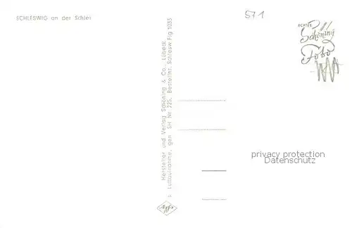 AK / Ansichtskarte Schleswig_Holstein Ort an der Schlei Schleswig_Holstein