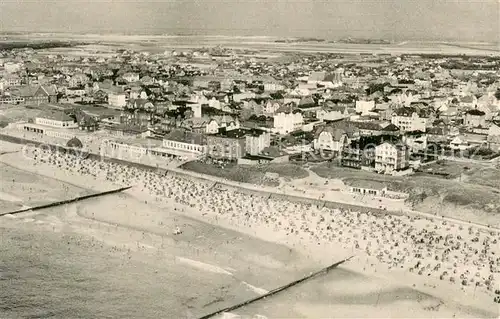 AK / Ansichtskarte Westerland_Sylt Nordseeheilbad Strand Westerland_Sylt