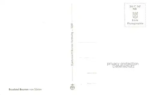 AK / Ansichtskarte Beuron_Donautal Erzabtei Schwaebisch Alb Beuron Donautal