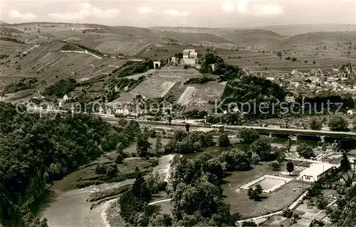 AK / Ansichtskarte Ebernburg Panorama Blick vom Rheingrafenstein Ebernburg