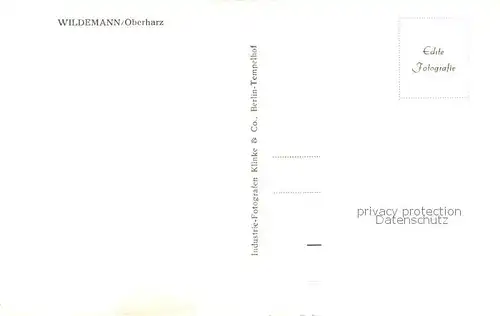 AK / Ansichtskarte Wildemann Gesamtansicht Wildemann