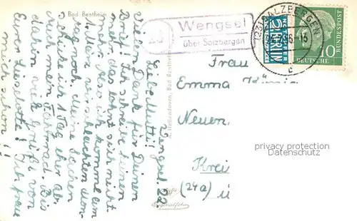 AK / Ansichtskarte Bad_Bentheim Kurhaus Bad_Bentheim