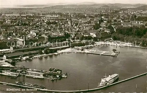 AK / Ansichtskarte Konstanz_Bodensee Hafen Konstanz_Bodensee