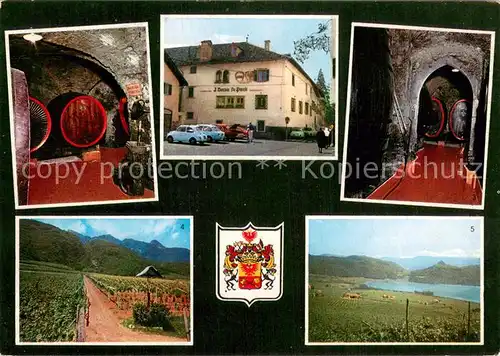 AK / Ansichtskarte Kaltern_Weinstrasse_Suedtirol_IT Weingut u. Weinkellerei Cantina Vini Alter Keller   Kellerei   Bichlhof 