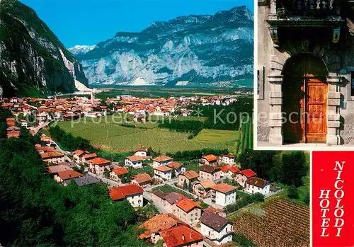 AK / Ansichtskarte Salorno_Salurn_IT Hotel Nicolodi 