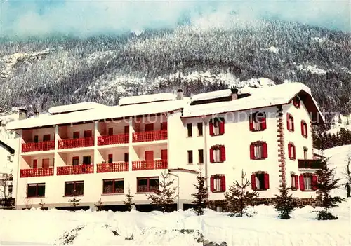 AK / Ansichtskarte Forni_di_Sopra Pensione Villa Alpina Winter Forni_di_Sopra