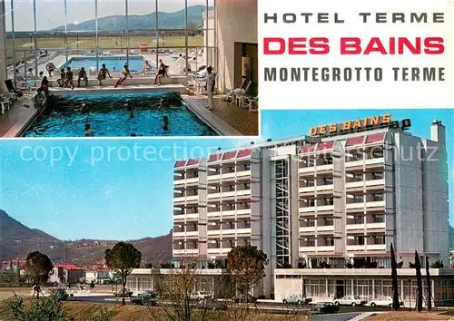 AK / Ansichtskarte Montegrotto_Terme_IT Hotel Terme Des Bains Pool Hallenbad 
