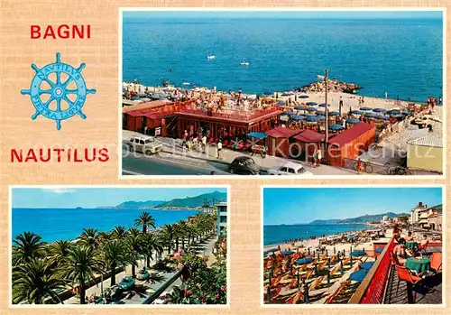 AK / Ansichtskarte Pietra_Ligure Stabilimento Balneare Nautilus Pietra Ligure