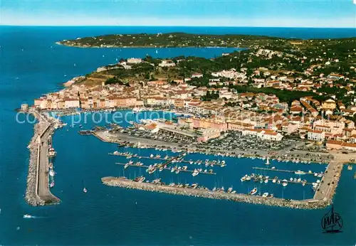 AK / Ansichtskarte Saint_Tropez_Var Fliegeraufnahme Port et la Citadelle Saint_Tropez_Var