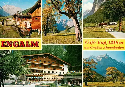 AK / Ansichtskarte Eng_Alm_1272m_Tirol Cafe Eng a. grossen Ahornboden engalm 
