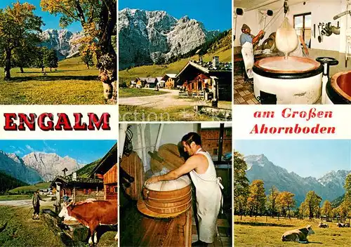 AK / Ansichtskarte Eng_Alm_1272m_Tirol Engalm Karwendel am Grossen Ahornboden Teilansichten 