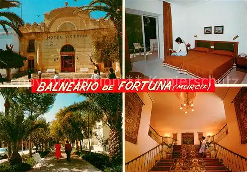 AK / Ansichtskarte Balneario_de_Fortuna Victoria Hotel and gardens Balneario_de_Fortuna
