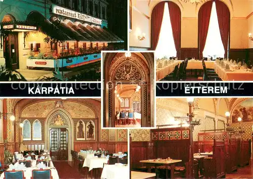 AK / Ansichtskarte Budapest Karpatia Etterem Budapest
