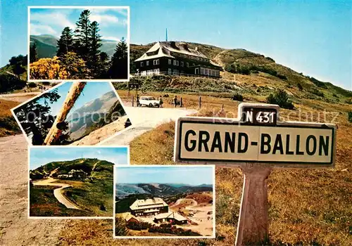AK / Ansichtskarte Grand Ballon_Elsass_Vosges Teilansichten d. Grand Ballon 