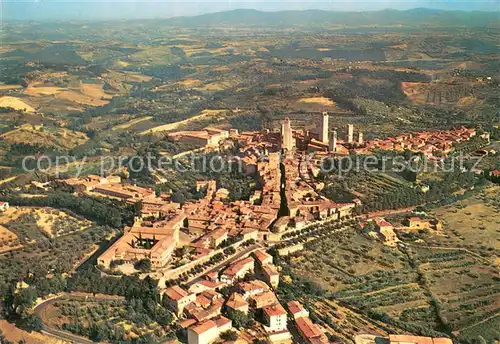 AK / Ansichtskarte San_Gimignano_Toscana Fliegeraufnahme 