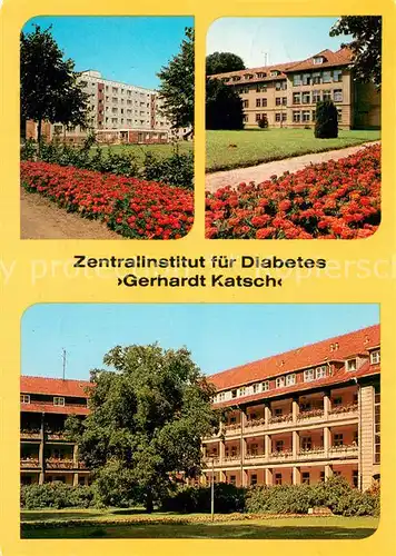 AK / Ansichtskarte Karlsburg_Greifswald Zentralinstitut f. Diabetes Gerhard Katsch Karlsburg Greifswald