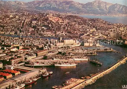 AK / Ansichtskarte Marseille_13 Fliegeraufnahme Notre Dame de la Garde et la Corniche 