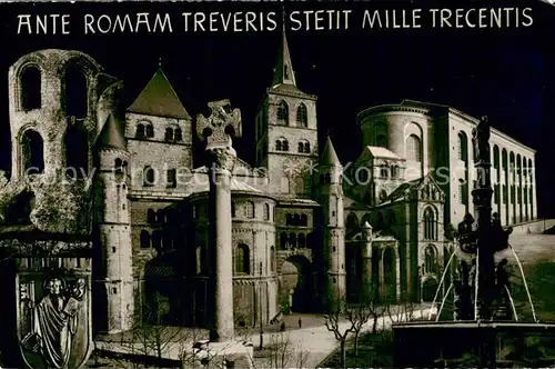 AK / Ansichtskarte Trier Vor Rom stand Tier 1300 Jahre Trier