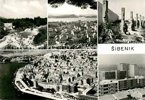 AK / Ansichtskarte Sibenik Fliegeraufnahmen Teilansichten Sibenik
