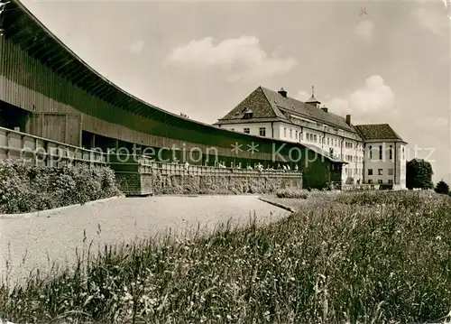 AK / Ansichtskarte Ried_Lindenberg_Allgaeu Sanatorium Klinik fuer innere Krankheiten Liegehalle Ried_Lindenberg_Allgaeu