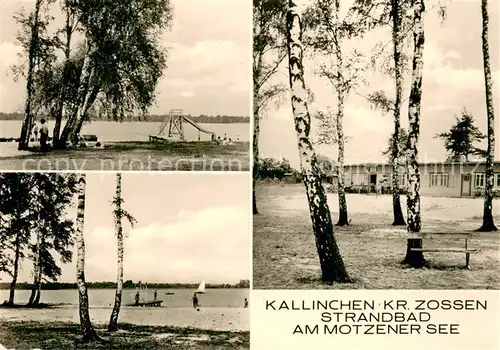 AK / Ansichtskarte Kallinchen Strandbad Am Motzener See Kallinchen