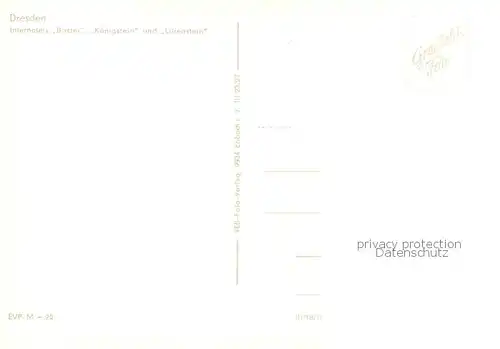 AK / Ansichtskarte Dresden Interhotels Bastei Koenigstein und Liebenstein Dresden