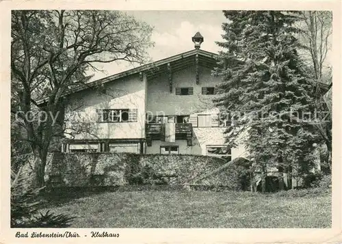 AK / Ansichtskarte Bad_Liebenstein Klubhaus Bad_Liebenstein