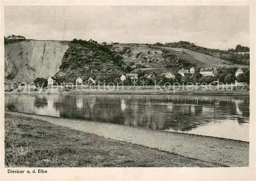 AK / Ansichtskarte Diesbar Seusslitz Rosengarten Diesbar Elbepartie Diesbar Seusslitz