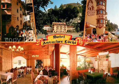 AK / Ansichtskarte Kufstein_Tirol Hotel Weinhaus Restaurant Cafe Auracher Loechl Kufstein_Tirol