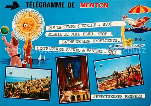 AK / Ansichtskarte Menton_06 Vue partielle 