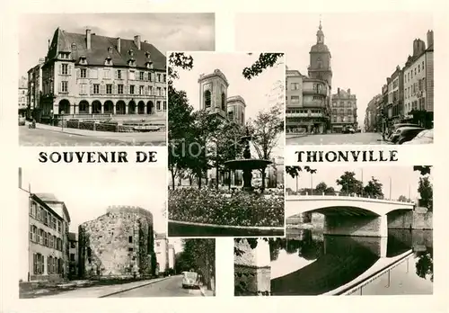 AK / Ansichtskarte Thionville_Diedenhofen_57 Souvenir de Thionville Vue partielle 