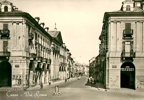 AK / Ansichtskarte Cuneo_IT Via Roma 