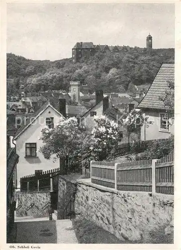 AK / Ansichtskarte Greiz_Thueringen Oberes Schloss Greiz Thueringen