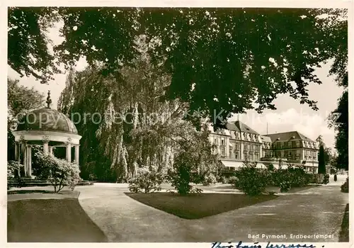 AK / Ansichtskarte Bad_Pyrmont Erdbeertempel Bad_Pyrmont