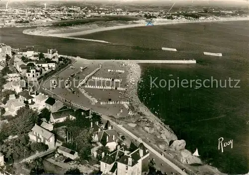 AK / Ansichtskarte Croix_de_Vie_Vendee Vue aerienne sur la plage et sur Saint Gilles sur Vie Croix_de_Vie_Vendee