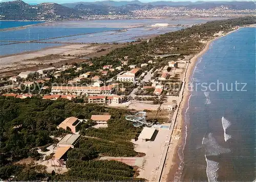 AK / Ansichtskarte Hyeres_83 Vue aerienne des plages de La Bergerie et de la Capte 